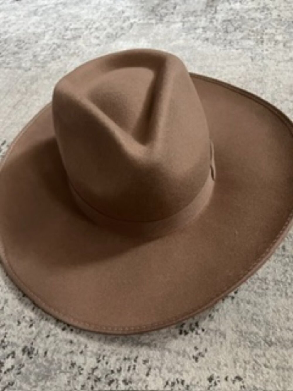 NWOT Olive & Pique 100% Wool Felt Brown Hat